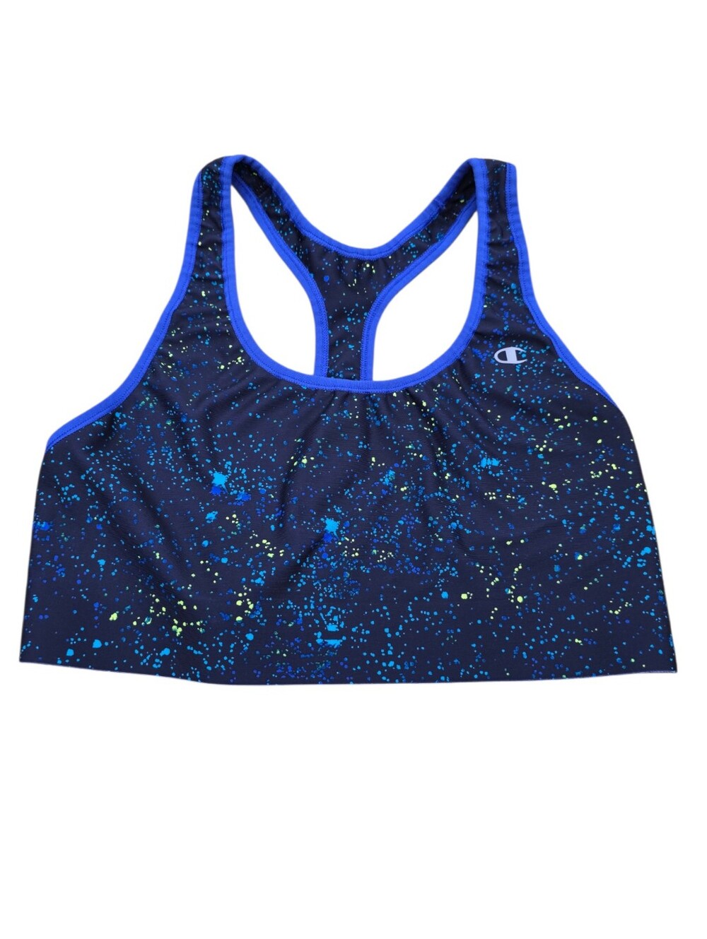 Champion Navy Blue Speckle Racerback Swim Top